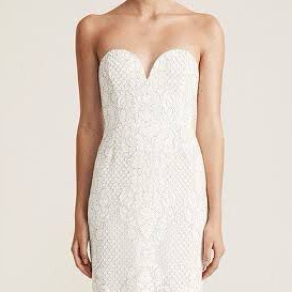 Shona Joy Bustier Lace Midi Dress - Picture 2 of 2